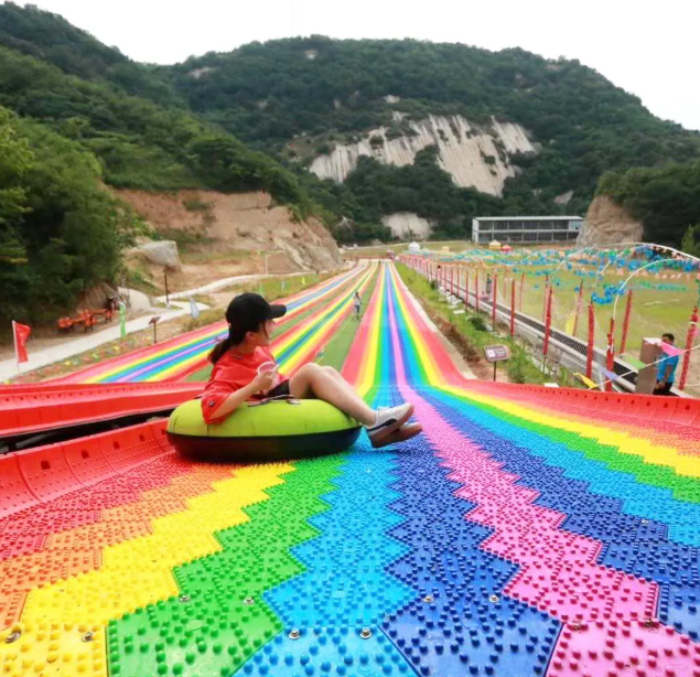 Bộ trượt phao hơi cầu vồng CVTTKB14 Dochoikinhbac Trò chơi cảm giác mạnh siêu vui từ Đồ Chơi Kinh Bắc