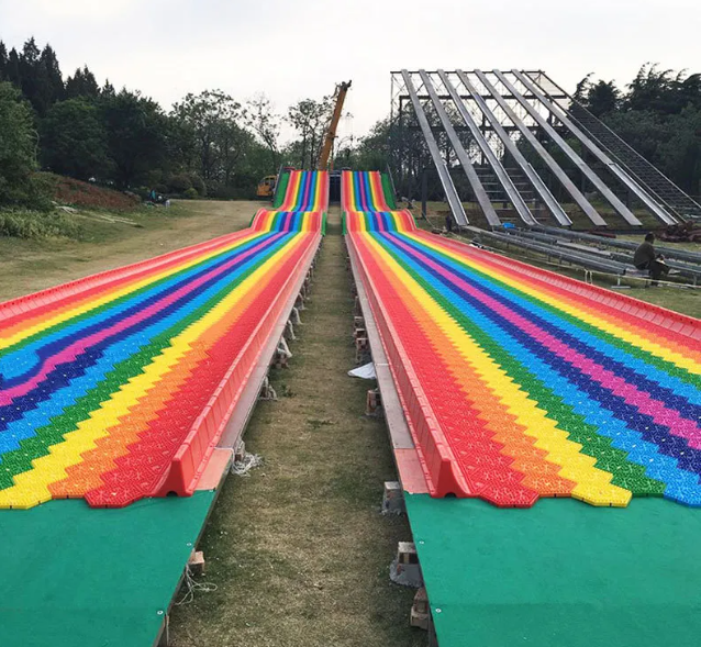 Bộ trượt phao hơi cầu vồng sắc màu CVTTKB15 Dochoikinhbac Trò chơi cảm giác mạnh siêu vui từ Đồ Chơi Kinh Bắc