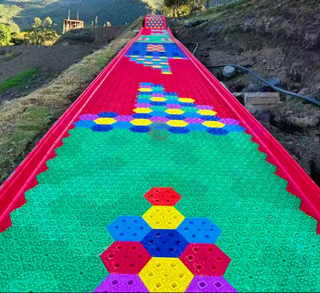 Bộ trượt phao hơi cầu vồng sắc màu CVTTKB17 Dochoikinhbac Trò chơi cảm giác mạnh siêu vui từ Đồ Chơi Kinh Bắc