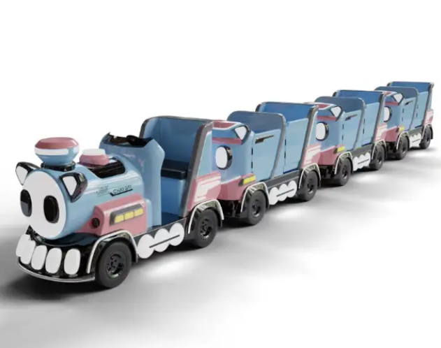 Tàu điện xe điện mini led XDTDKB10 Dochoikinhbac Trò chơi giải trí thú vị