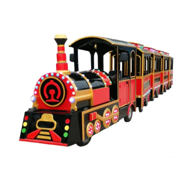 Tàu điện xe điện mini led XDTDKB13 Dochoikinhbac Trò chơi giải trí thú vị