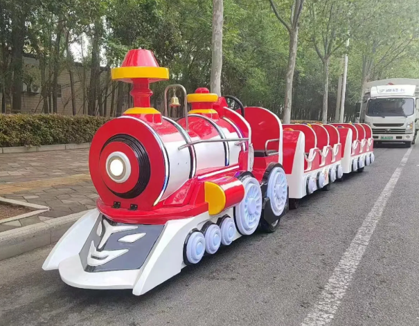 Tàu điện xe điện mini led XDTDKB14 Dochoikinhbac Trò chơi giải trí thú vị