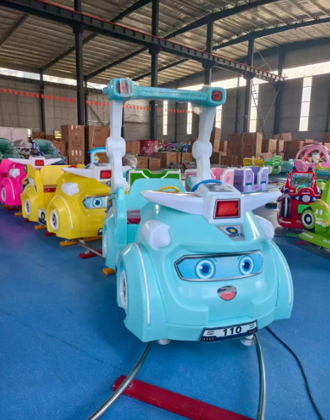 Tàu điện xe điện mini led XDTDKB15 Dochoikinhbac Trò chơi giải trí thú vị