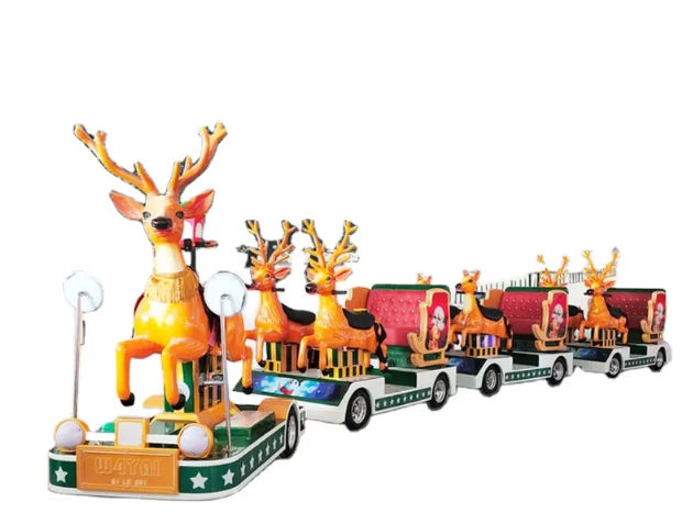 Tàu điện xe điện mini led XDTDKB16 Dochoikinhbac Trò chơi giải trí thú vị