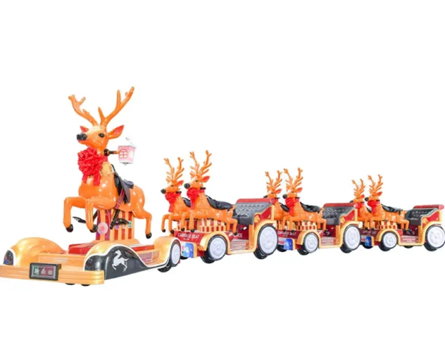 Tàu điện xe điện mini led XDTDKB16 Dochoikinhbac Trò chơi giải trí thú vị