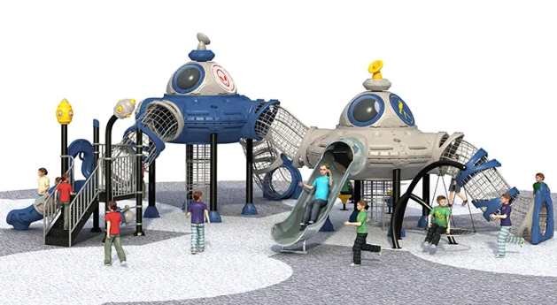 Liên hoàn cầu trượt LHCTDTKB04 Dochoikinhbac - Trò chơi công viên thu hút bền bỉ