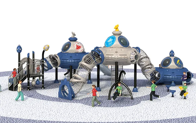 Liên hoàn cầu trượt LHCTDTKB04 Dochoikinhbac - Trò chơi công viên thu hút bền bỉ