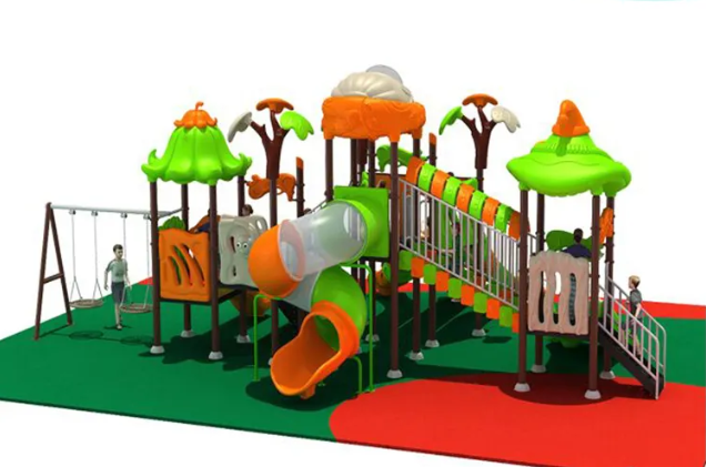 Liên hoàn cầu trượt LHCTDTKB05 Dochoikinhbac - Trò chơi công viên thu hút bền bỉ