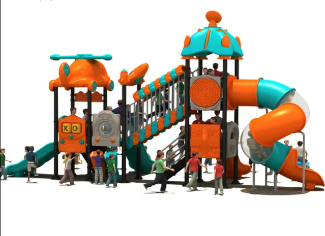 Liên hoàn cầu trượt LHCTDTKB06 Dochoikinhbac - Trò chơi công viên thu hút bền bỉ