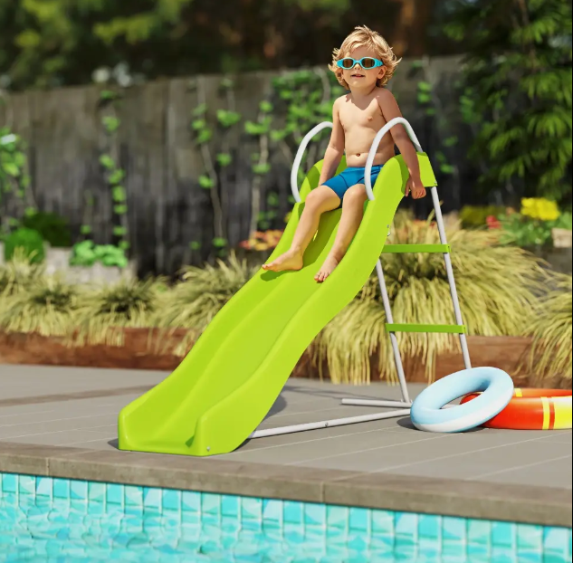 Cầu trượt bể bơi CTDKB19 Dochoikinhbac Cầu trượt nhựa cho trẻ em vui chơi