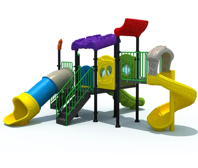 Liên hoàn cầu trượt LHCTDTKB10 Dochoikinhbac - Trò chơi công viên thu hút bền bỉ