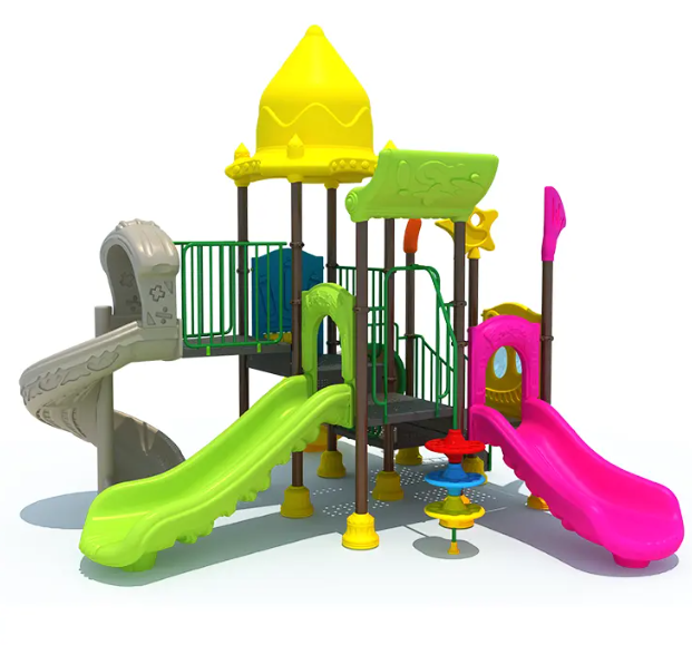 Liên hoàn cầu trượt LHCTDTKB12 Dochoikinhbac - Trò chơi công viên thu hút bền bỉ