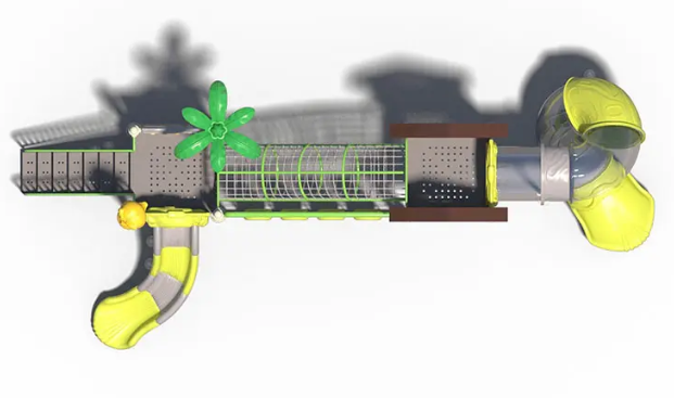 Liên hoàn cầu trượt LHCTDTKB13 Dochoikinhbac - Trò chơi công viên thu hút bền bỉ