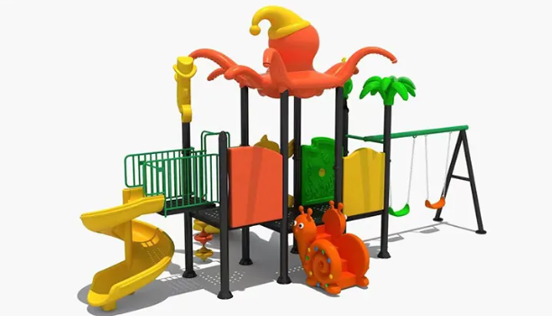 Liên hoàn cầu trượt LHCTDTKB14 Dochoikinhbac - Trò chơi công viên thu hút bền bỉ