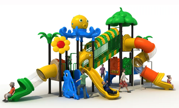 Liên hoàn cầu trượt LHCTDTKB17 Dochoikinhbac - Trò chơi công viên thu hút bền bỉ