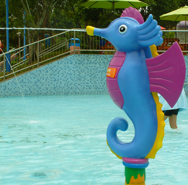 Cá ngựa phun nước DCPNKB05 Dochoikinhbac Trò chơi công viên nước thu hút trẻ em