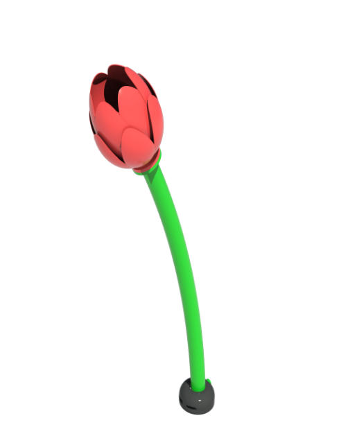 Hoa phun nước DCPNKB11 Dochoikinhbac Trò chơi công viên nước thu hút trẻ em