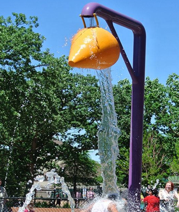 Xô nghiêng đổ nước DCPNKB15 Dochoikinhbac Trò chơi công viên nước thu hút trẻ em