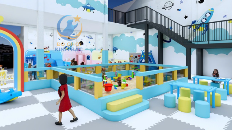 Tối Ưu Ánh Sáng – Màu Sắc Trong Thiết Kế 3D Khu Vui Chơi Trong Nhà