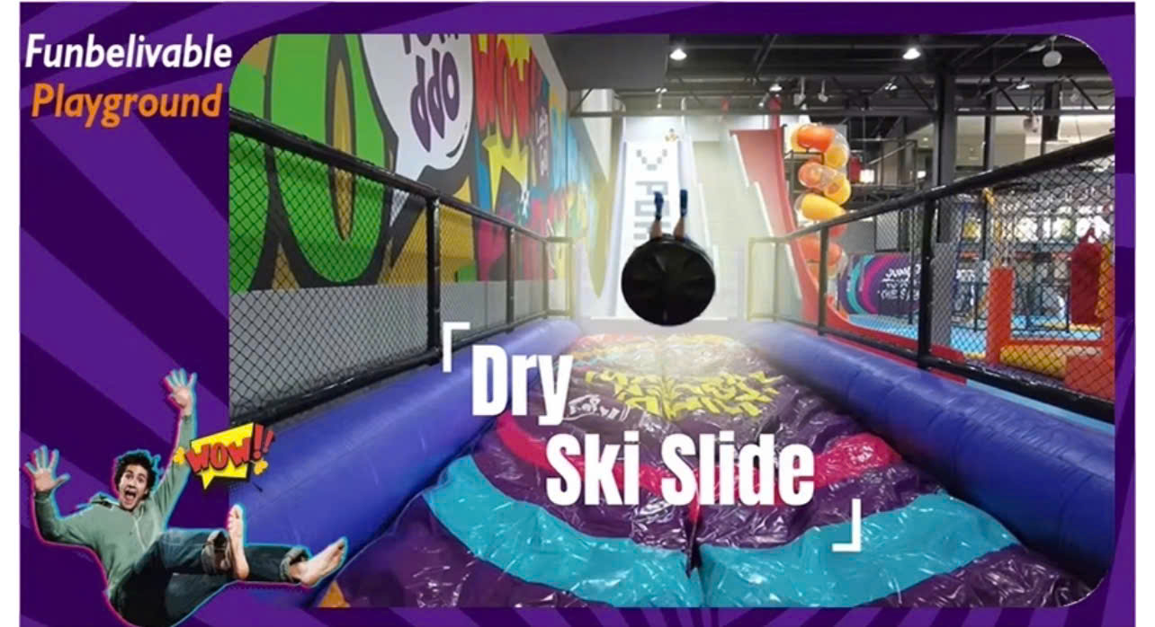 Cầu trượt tuyết phao bay