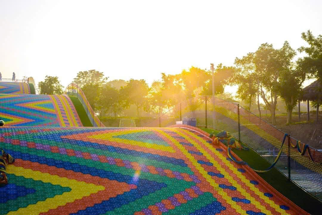 Bộ trượt phao cầu vồng CVTTKB06 Dochoikinhbac Trò chơi cảm giác mạnh siêu vui