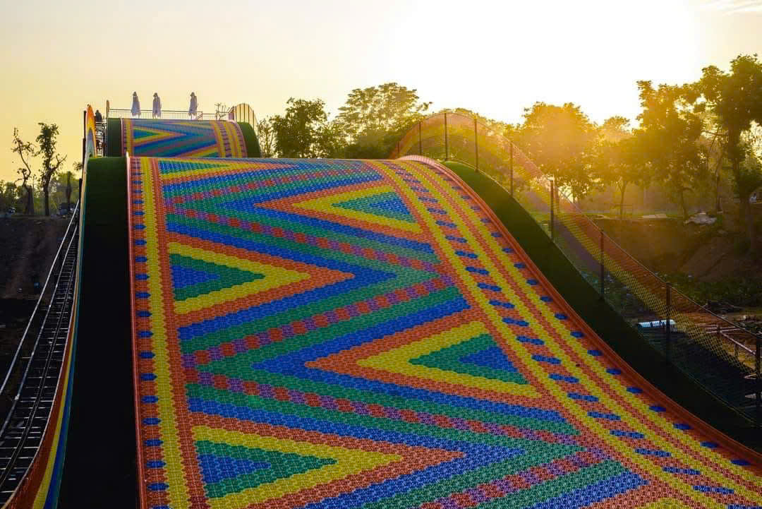 Bộ trượt phao cầu vồng CVTTKB06 Dochoikinhbac Trò chơi cảm giác mạnh siêu vui