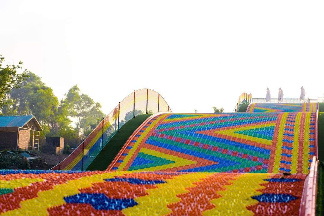 Bộ trượt phao cầu vồng CVTTKB06 Dochoikinhbac Trò chơi cảm giác mạnh siêu vui