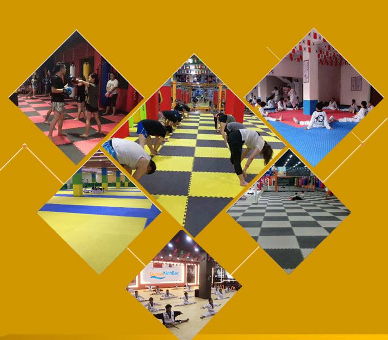 Xốp sàn 2d khu vui chơi - Xốp 2D trải sàn nhà liên hoàn tiêu chuẩn quốc tế