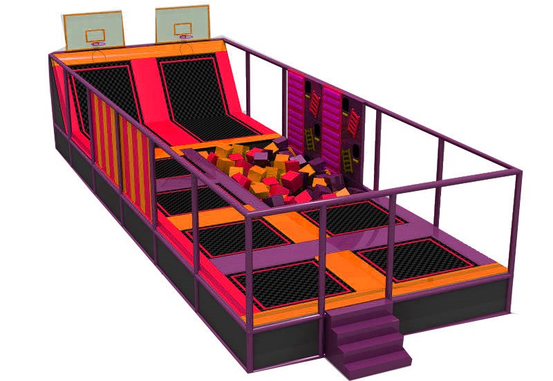 Trampoline Park KVCTP0171- Khu vui chơi công viên bạt nhún - Sàn nhún nhảy vui nhộn