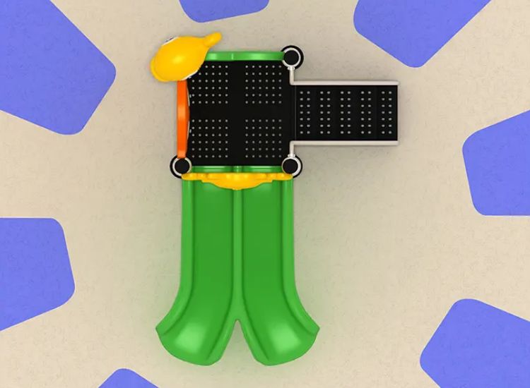 Cầu trượt ngoài trời hình con cá CTMNKB09 - Sân chơi giải trí ngoài trời siêu hấp dẫn & vui nhộn cho bé