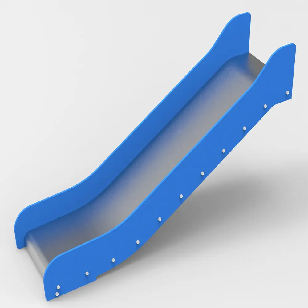 Cầu trượt inox đơn - Mẫu cầu Trượt inox dùng cho bể bơi - khu vui chơi trong nhà ngoài trời