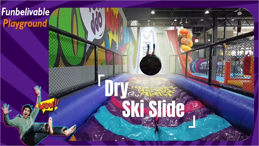 Cầu trượt tuyết phao bay CTTPKB Dochoikinhbac Trò chơi hấp dẫn trong khu vui chơi