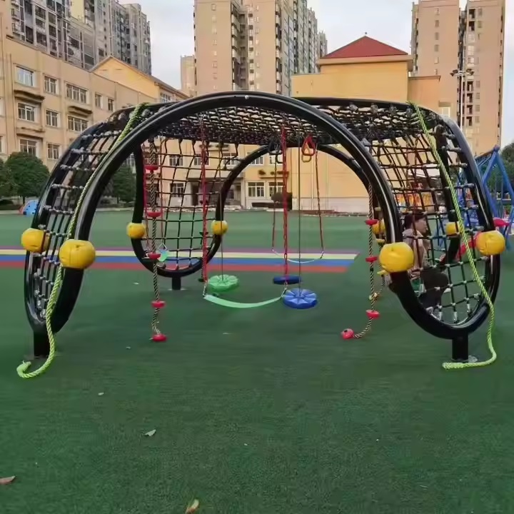 Trò chơi leo núi dây thừng liên hoàn LNDTKB04 Dochoikinhbac- Sản phẩm vui chơi ngoài trời hấp dẫn nhất cho trẻ em