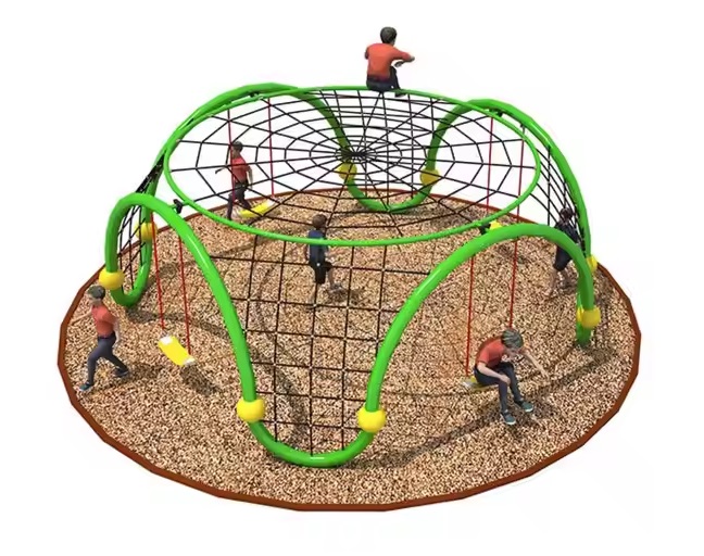 Trò chơi leo núi dây thừng liên hoàn LNDTKB04 Dochoikinhbac- Sản phẩm vui chơi ngoài trời hấp dẫn nhất cho trẻ em