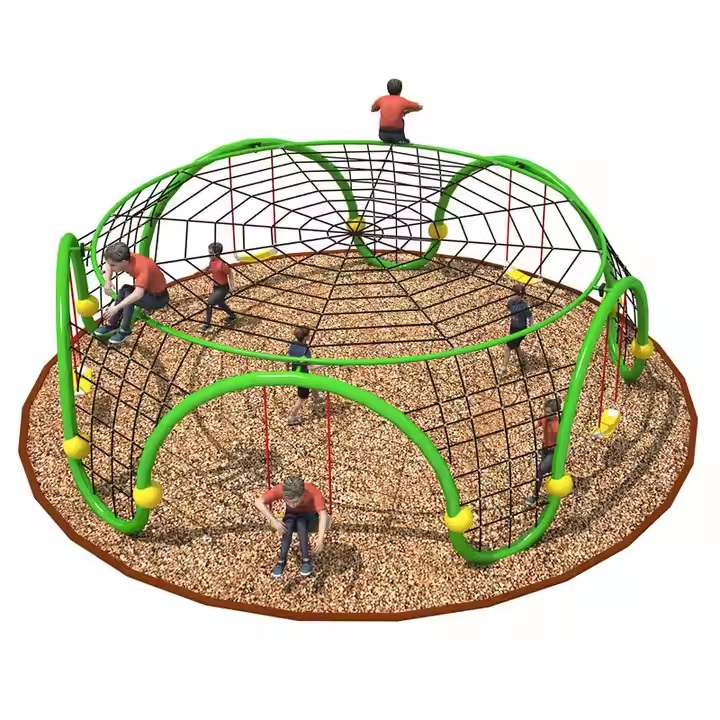 Trò chơi leo núi dây thừng liên hoàn LNDTKB04 Dochoikinhbac- Sản phẩm vui chơi ngoài trời hấp dẫn nhất cho trẻ em