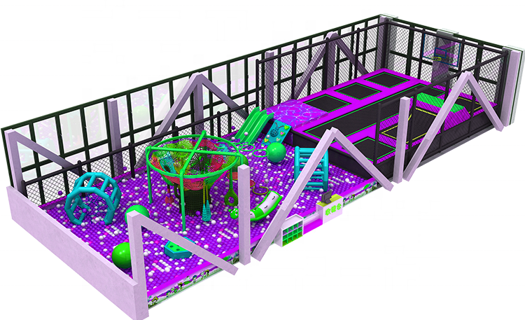 Trampoline Park KVCTP1508- Khu vui chơi công viên bạt nhún - Sàn nhún nhảy vui nhộn