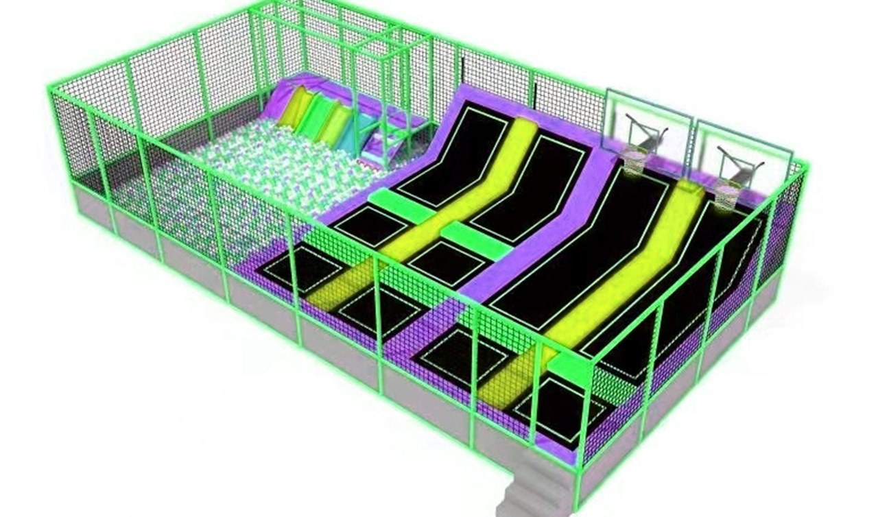 Trampoline Park KVCTP1507- Khu vui chơi công viên bạt nhún - Sàn nhún nhảy vui nhộn