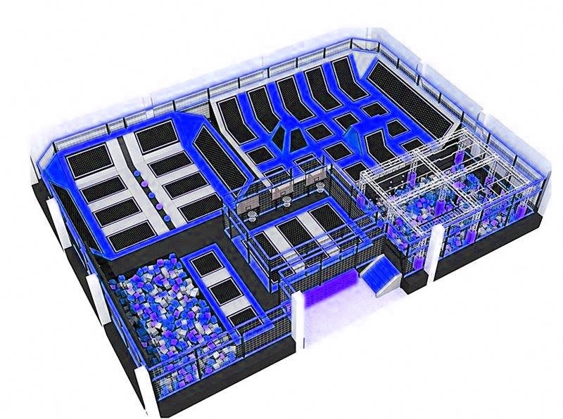 Công viên nhún nhảy KVCTP5906- Đấu trường bạt nhún chuẩn quốc tế thể thao olympic