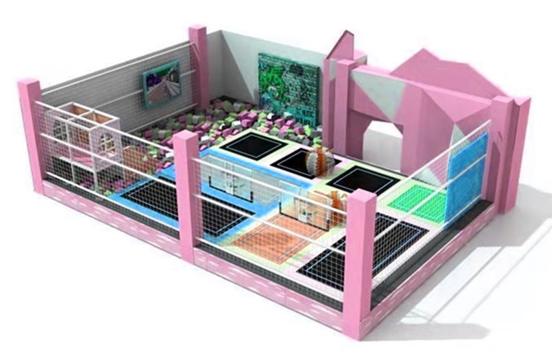 Trampoline Park KVCTP0167- Khu vui chơi công viên bạt nhún - Sàn nhún nhảy