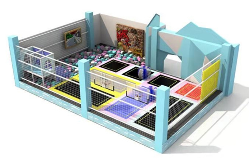 Trampoline Park KVCTP0167- Khu vui chơi công viên bạt nhún - Sàn nhún nhảy