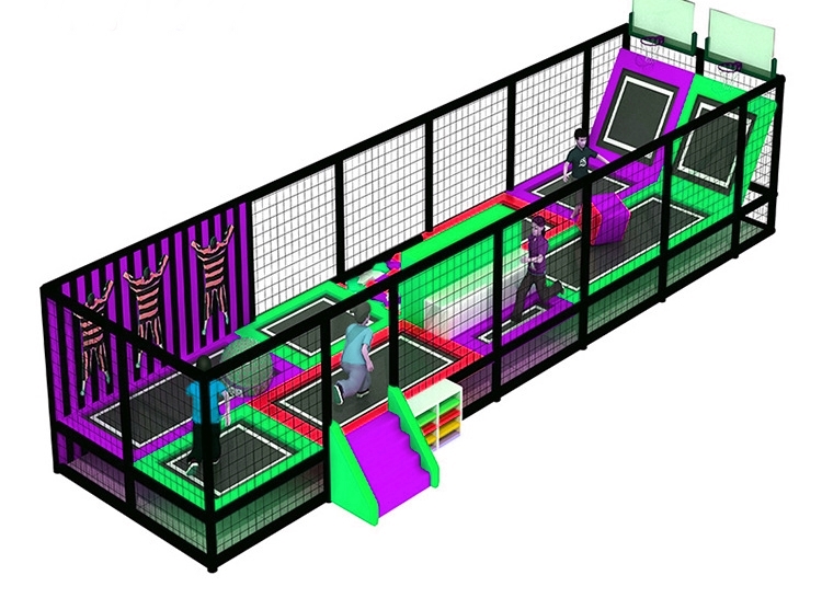 Khu vui chơi KVCTP0161- Trampoline park Sàn nhún nhảy Model Trampoline Kinh Bắc