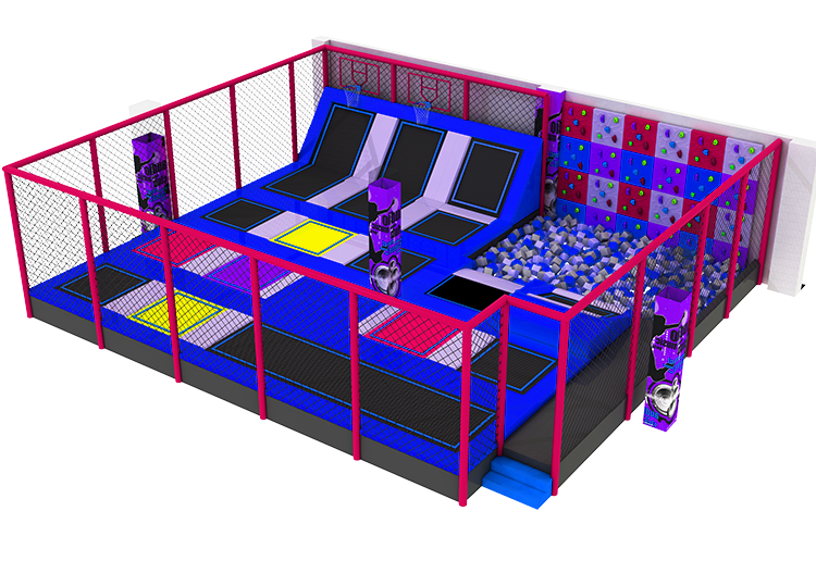 Trampoline Park KVCTP1506- Khu vui chơi công viên bạt nhún - Sàn nhún nhảy