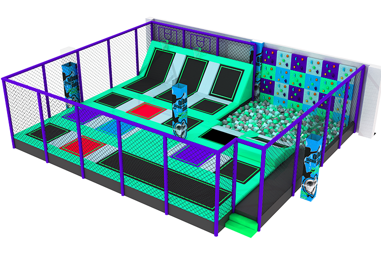 Trampoline Park KVCTP1506- Khu vui chơi công viên bạt nhún - Sàn nhún nhảy