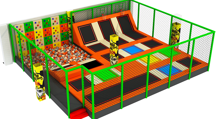 Trampoline Park KVCTP1506- Khu vui chơi công viên bạt nhún - Sàn nhún nhảy