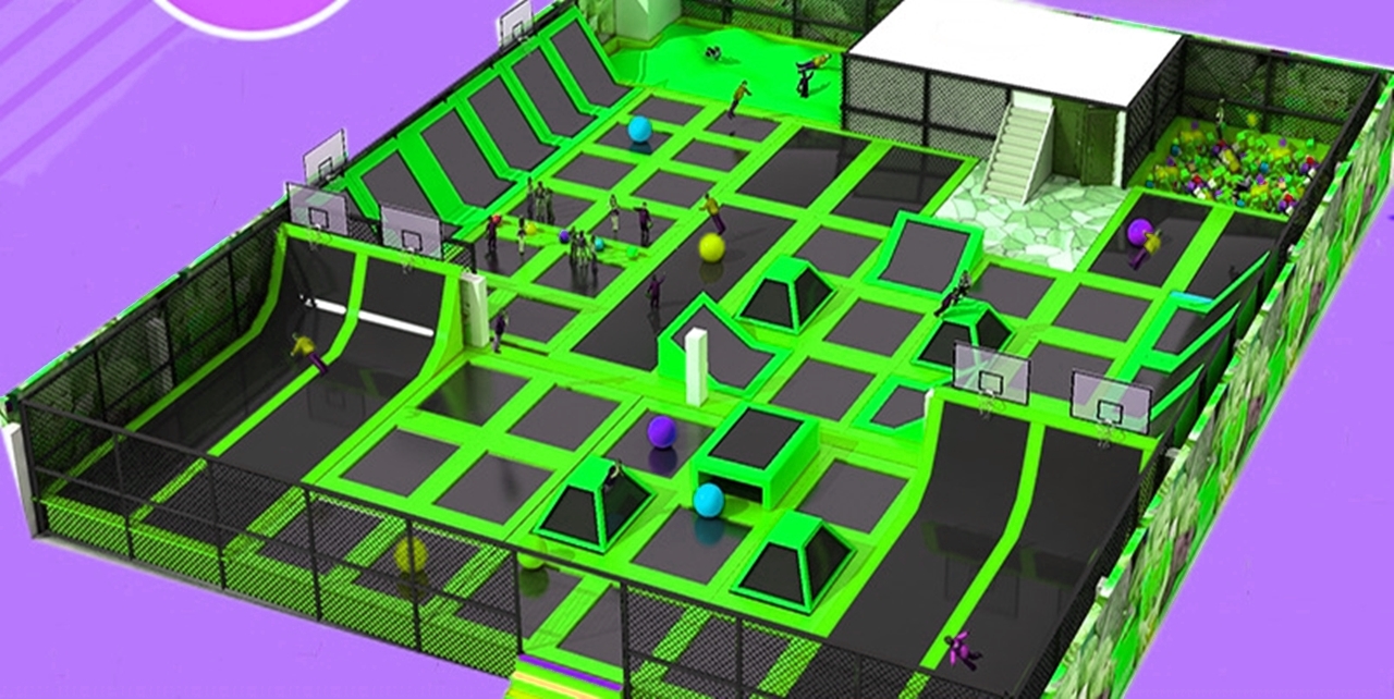 Trampoline arena KVCTP5917- Đấu trường bạt nhún nhào lộn nhún nhảy chuẩn quốc tế thể thao olympic