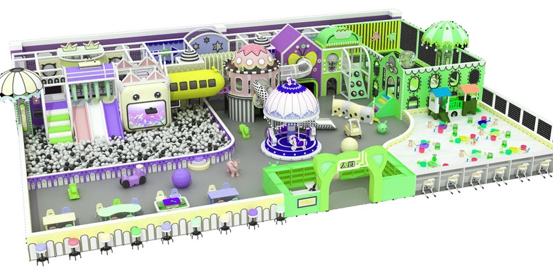 Báo giá khu vui chơi KVCTE3502- Khu vui chơi giải trí trong nhà - Indoor playground