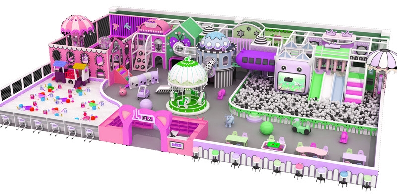 Báo giá khu vui chơi KVCTE3502- Khu vui chơi giải trí trong nhà - Indoor playground