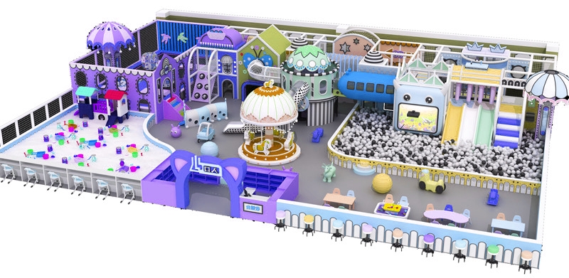 Báo giá khu vui chơi KVCTE3502- Khu vui chơi giải trí trong nhà - Indoor playground