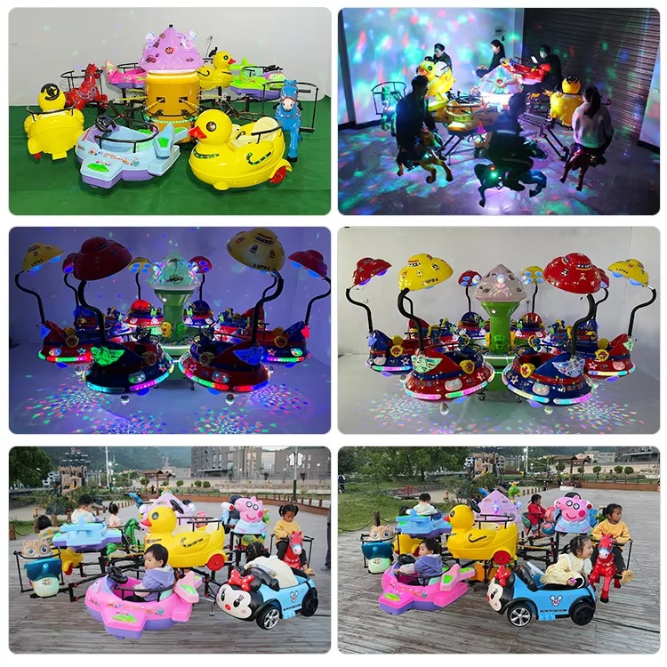 Đu quay vũ trụ mini bay led DQMNKB01Dochoikinhbac - Điểm nhấn nổi bật vui chơi giải trí