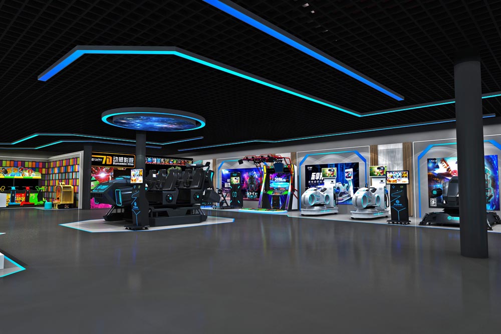 Iti Game Park KVCGE1006 VR - 600 m2 Công viên game giải trí VR thực tế ảo  - Game thùng siêu thị giải trí VR